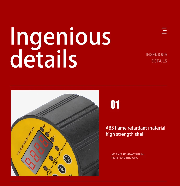 Pressão da Água, Interruptor Controlador, Negativo, M20 * 1.5