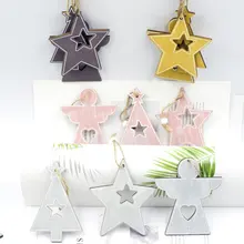 Праздничные украшения ангел любовь Рождественские Подвески пентаграмма Рождественская елка безделушки рождественские украшения