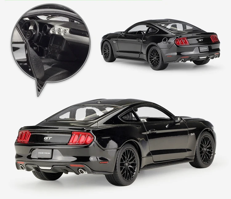 WELLY литье под давлением автомобиля 1:24 Масштаб Ford Mustang GT классическая модель автомобиля металлический спортивный автомобиль игрушечный автомобиль из сплава для детей Коллекция подарков