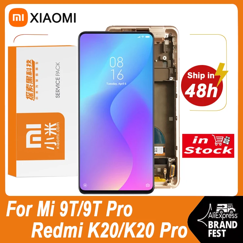 ЖК-дисплей с сенсорным экраном и дигитайзером для Xiaomi Mi 9T Pro Redmi K20 100%