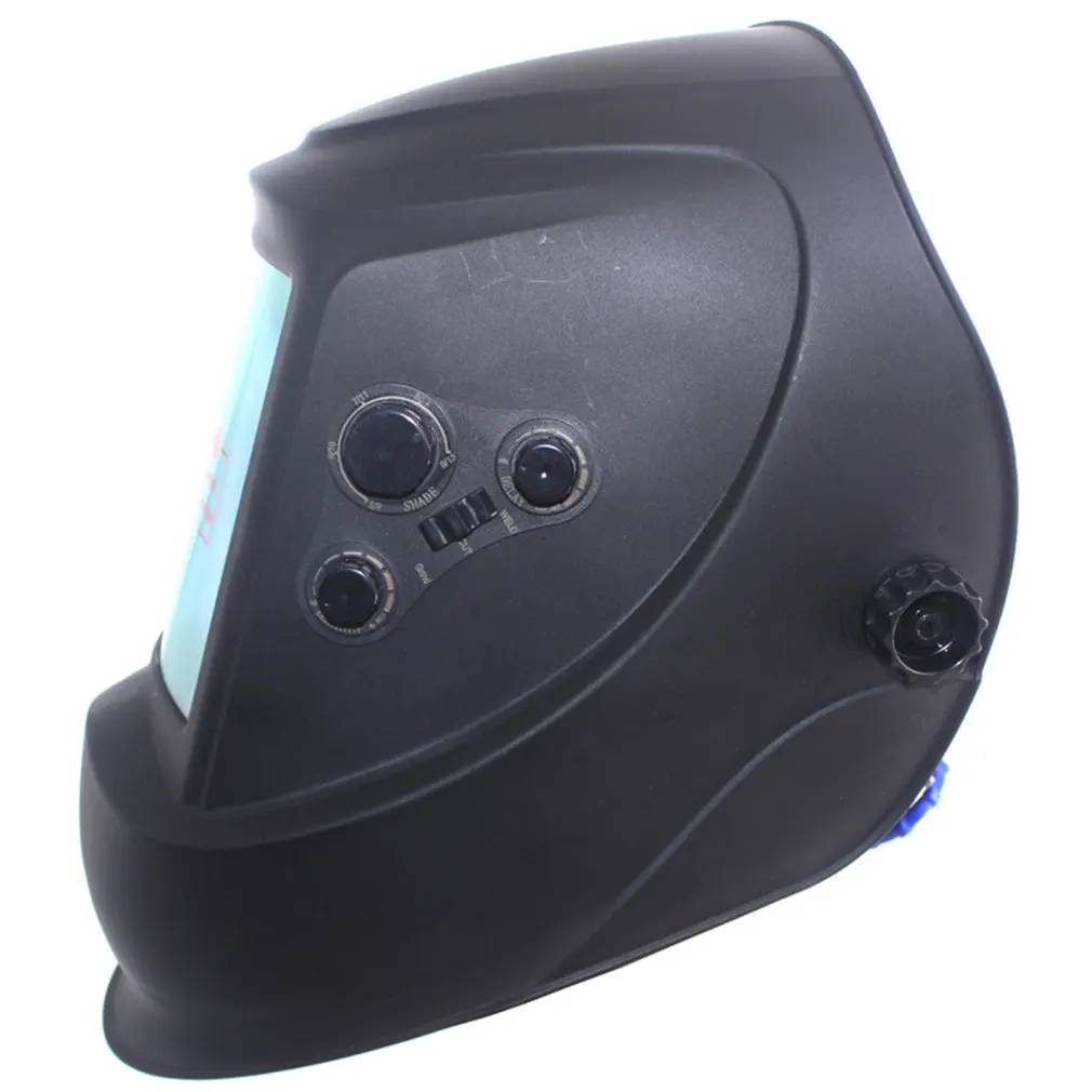 Portable LCD Display Helmet Out Control Protecter Solar Auto Darkening Face Mask DIN5-DIN13 Welding Mask