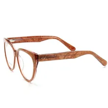 По рецепту очки для чтения; оправа ретро унисекс ацетат очки полноразмерная оправа очки покрытая цельной полиуретановой кожей Винтаж очки Для женщин Для мужчин оправа для очков