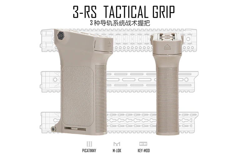 KEYMOD& MLOK Rail тактическая рукоятка для охотничьих аксессуаров стрельба, страйкбол запчасти