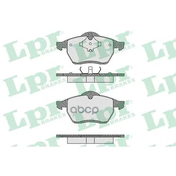 Колодки Тормозные Volkswagen Sharan 2.0/2.8/1.9d /Ford Galaxy 9506 Передние Lpr 05p612 Lpr арт. 05P612