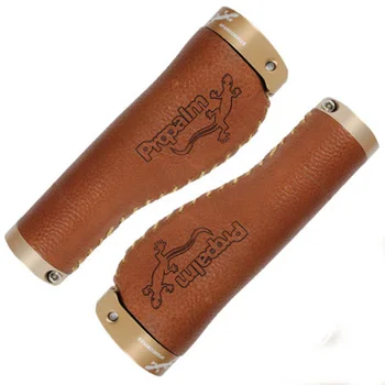 

1Pair Retro Leather Ball Grip Mountain Bike Bicycle Handlebar Cover Compatible With Universal 22.2mm Handlebar