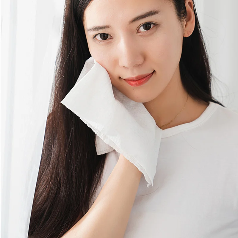 Xiaomi Mijia одноразовое сжатое полотенце, Хлопковое полотенце, портативное, для путешествий, банное полотенце, пляжное, праздничное, эфирное, мягкое полотенце