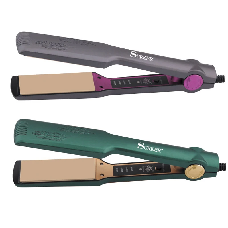 Surker plancha de pelo de panel ancho, herramienta de peinado para el  cabello con revestimiento de cerámica, sk 6800|Planchas de pelo| -  AliExpress