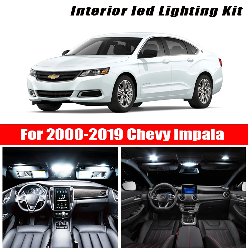 2x White Impala Logo Infrared Car Door Laser LED Lights for Corvette Impala 