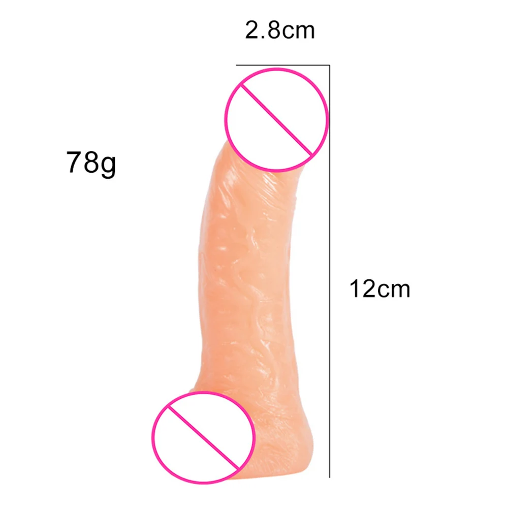 12cm Realistic Penis Soft Silicone Dildo Sex Toy For Women Masturbator Anal  Plug G Spot Stimulator Adult Toy Dildo For Women - Dildos - AliExpress