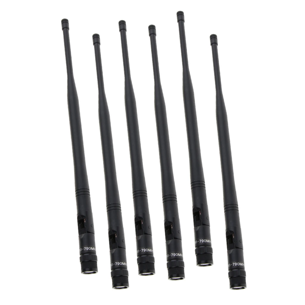 

6 Set Practical Plastic Handheld Microphone Antenna Stable Signal, No Wire