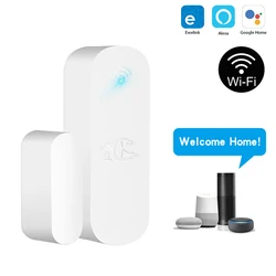 EWelink – capteur de porte et fenêtre magnétique sans fil, pour maison intelligente, WIFI 