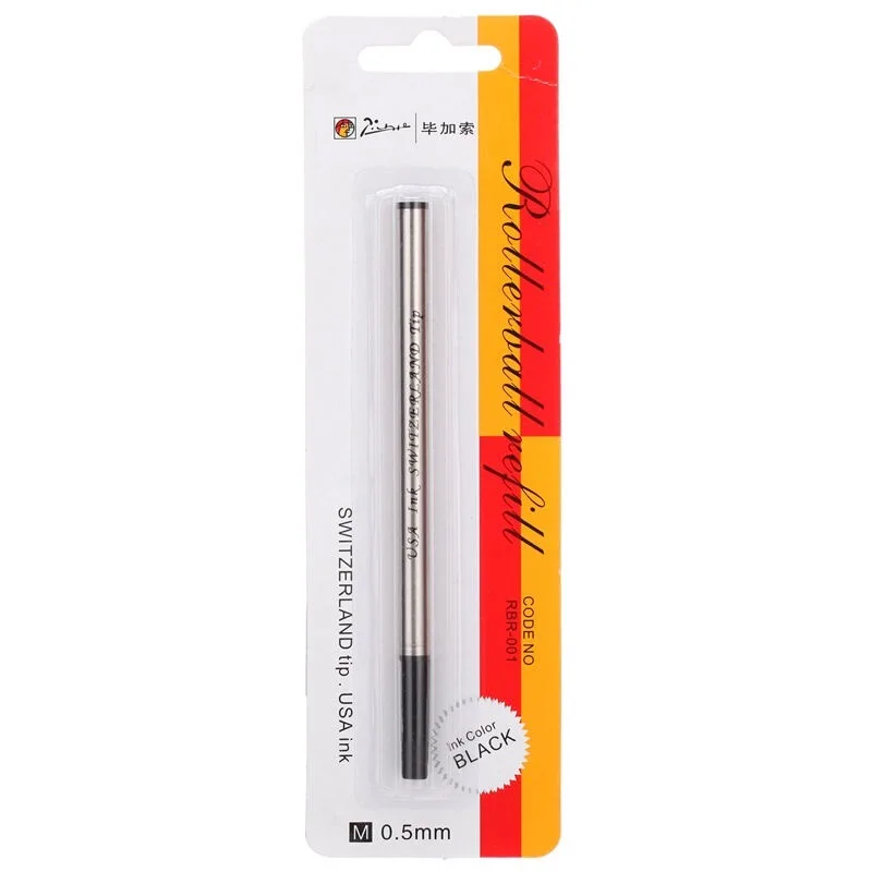 피미오 피카소 롤러볼 펜 잉크 리필, 나사 타입 0.7mm, 블랙 컬러, 모든 피카소 롤러볼 펜, 6 개
