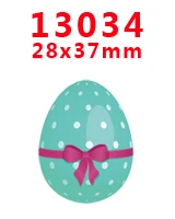 13034 30 шт плоское украшение из смолы на Пасху pr13373 - Цвет: 13034
