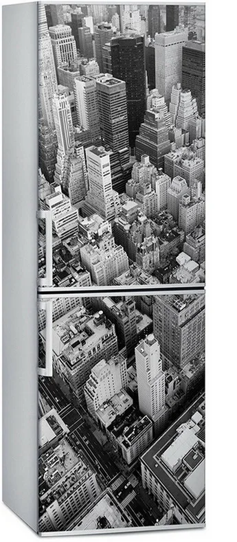 3D Self Adhesive Fridge Door Cover Wallpaper Dishwasher Fridge Wrap Sticker Kid's Art Fridge Door Cover Sticker Dropshipping - Цвет: Красный