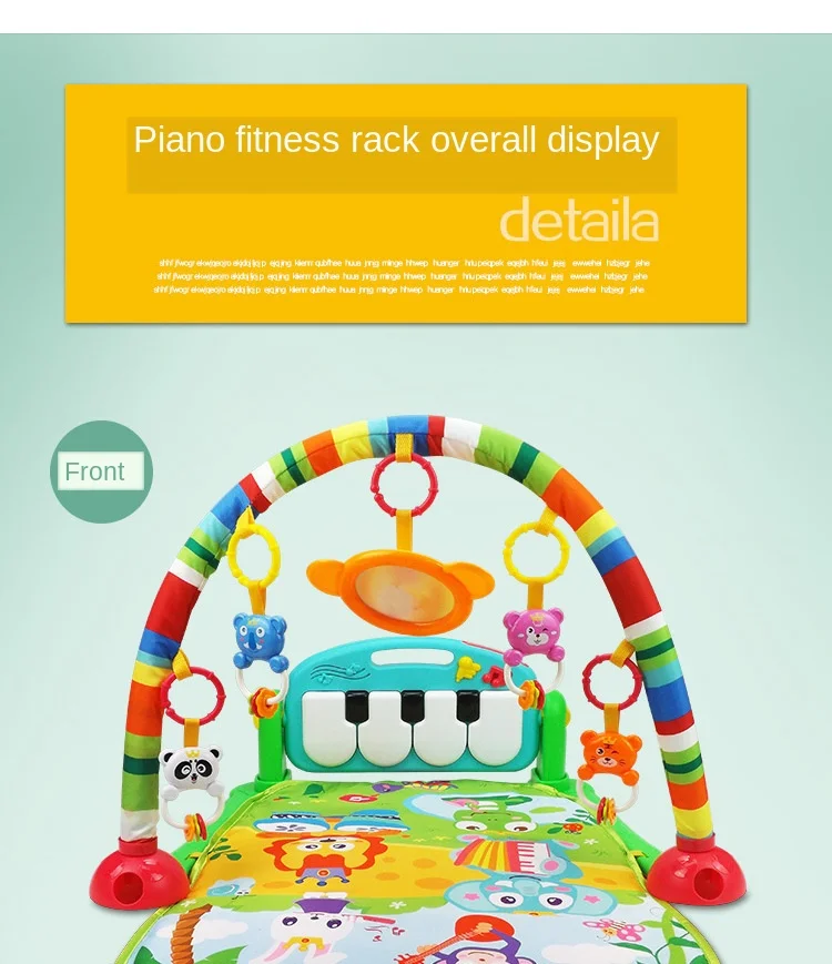 Pie De Bebe De Musica De Piano Para Ninos De 0 A 2 Anos Colchoneta De Juego Para Educacion Temprana Tienda De Campana Gimnasio De Actividades Manta De Actividades Para Bebe Aliexpress