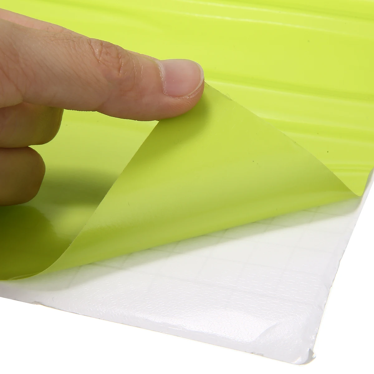Mayitr 1pc 30x152cm Neon Yellow Car Vinyl Foil Film Bubble Free Car Wrap Roll Sticker Decal for Car Decoration