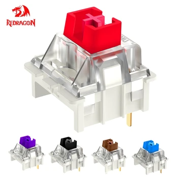 REDRAGON SMD RGB Outemu MX switch 3pin Clicky Linear tactil silencioso rojo azul negro marrón Switche para teclado mecánico retroiluminado