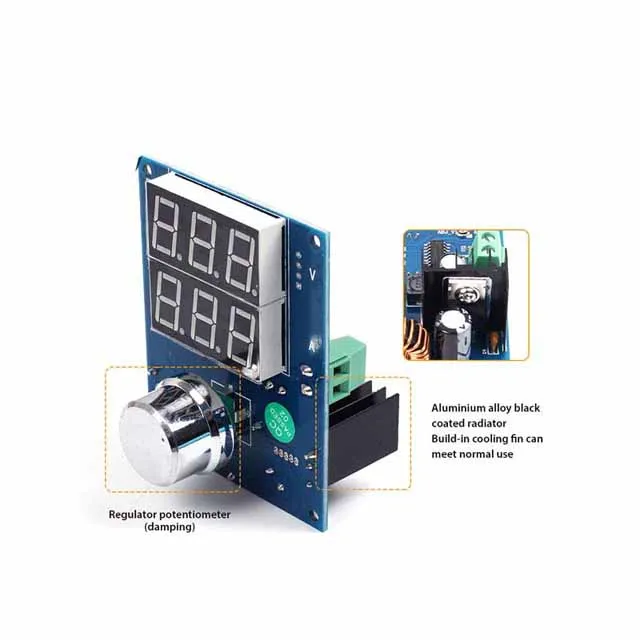 

A23-- XH-M403 DC-DC Digital Voltage Regulator Buck Step Down Power Supply Module 5-36V to 1.3-32V Over Protection