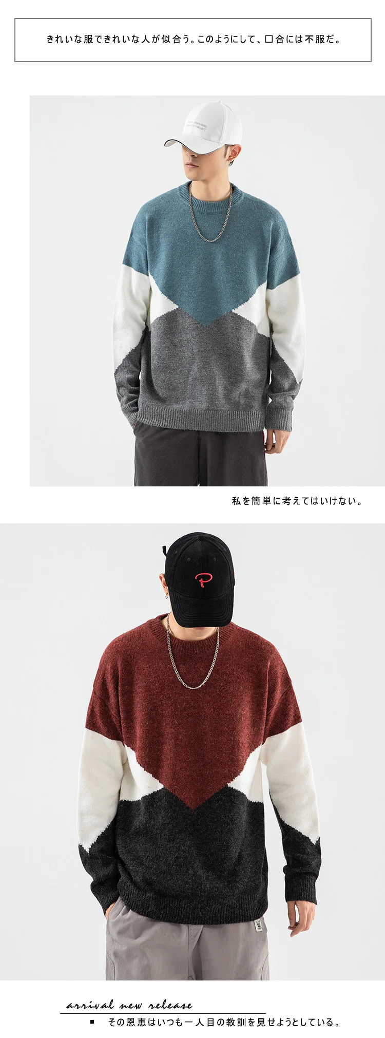 Sweater Men Color Bottom Shirt Casual Versatile Loose Half High Neck Sweater 6 Ha6bb0d261a6d4f0b817c2ae467cc9c62X