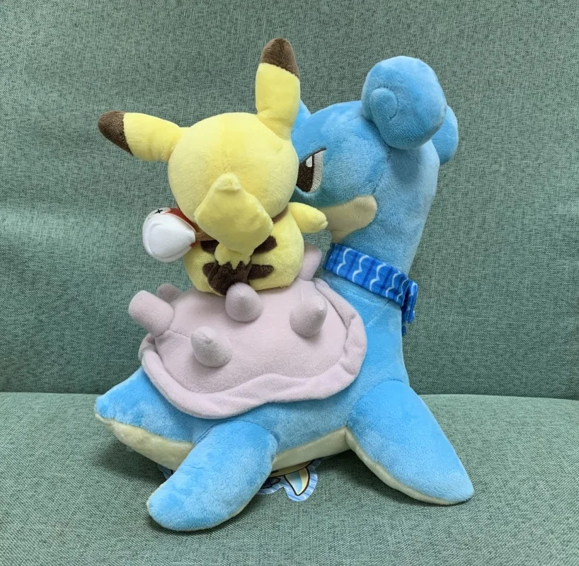 Lapras Dragon Ride Elf качественный мягкий милый Фильм для девушки Gx Ex Мега плюшевые игрушки куклы