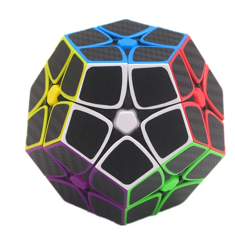 Zcube Megaminx углеродное волокно 2x2x2 Безопасный АБС пластик образовательная разведка волшебный куб головоломка на скорость куб 2x2 детские