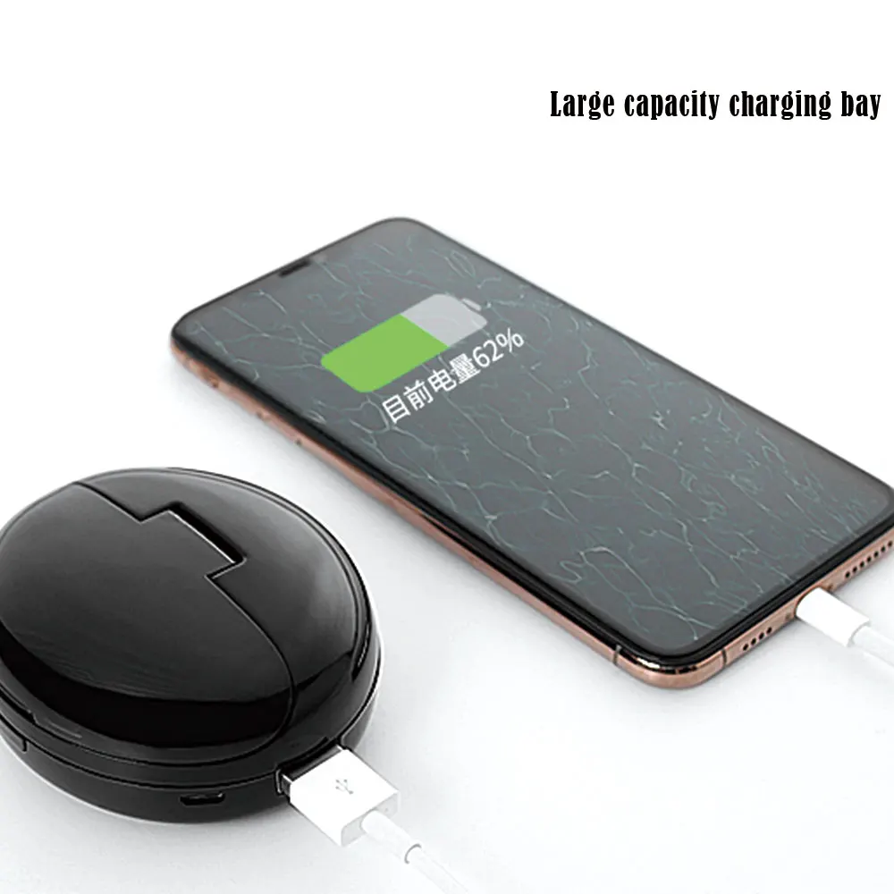 H8 Bluetooth наушники мини беспроводные стерео TWS Bluetooth 5,0 гарнитура в ухо автоматическая загрузка сопряжение с зарядным устройством микрофон