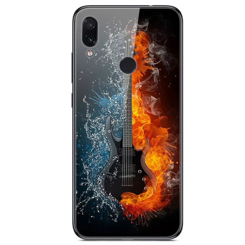 Dành Cho Xiaomi Redmi Note 7 Case Kính Cường Lực Tranh Ốp Lưng Cho Xiaomi Redmi Note7 6.3 "Fundas Coque Redmi NOTE 7 PRO Túi phone cases for xiaomi Cases For Xiaomi