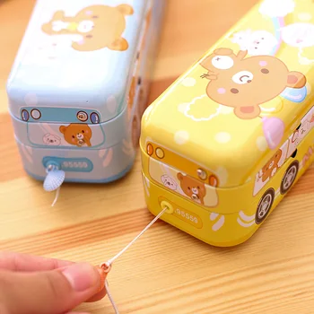 

Lovely Pencil Box For Children's Pencil Box With Large Capacity Creative Iron Multifunctional Pencil Box For Boys And Girls