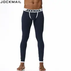 Jockmail бренд Для мужчин Кальсоны для женщин хлопка сексуальные леггинсы в горошек Термальность Нижнее Бельё для девочек Cueca Гей Для мужчин