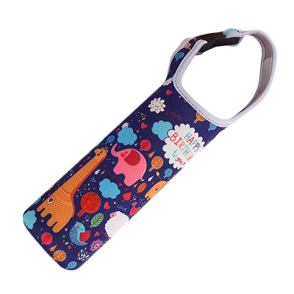 Heat Insulation Water Bottle Holder Cover Vacuum Cup Mug Bag Tote Cover for Home Travel Trip Bike Outdoor Camping Use