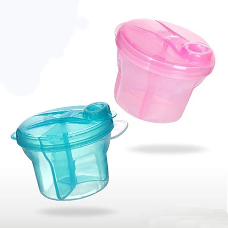 Baby Portable Rotating Milk Powder Box Infant Going Out Milk Powder Box Children's Three-layer Casual Supplementary Food Grid