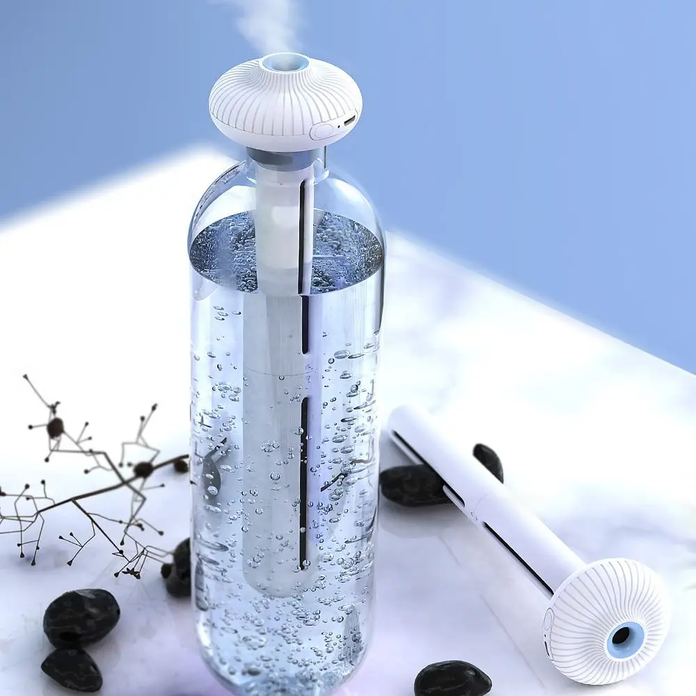 USB Portable Air Humidifier Diamond Bottle Aroma Diffuser Mist Maker White Adjustable Height Donut Humidifier Home Office|Humidifiers| - AliExpress