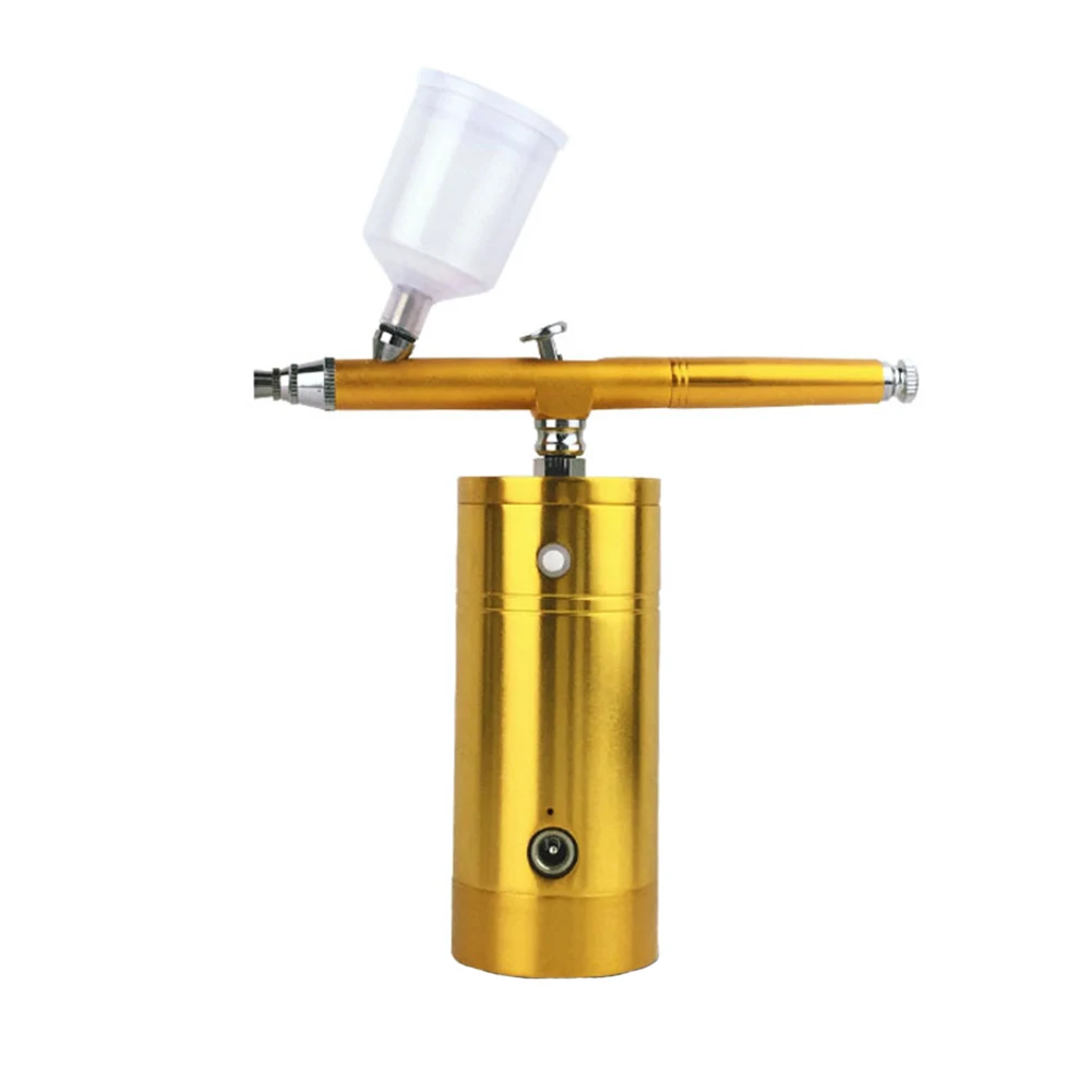 0,3 мм Насадка для дизайна ногтей, Многофункциональный ручной Аэрограф, набор с компрессором, распылитель, тату, инструменты для начинающих, маникюр