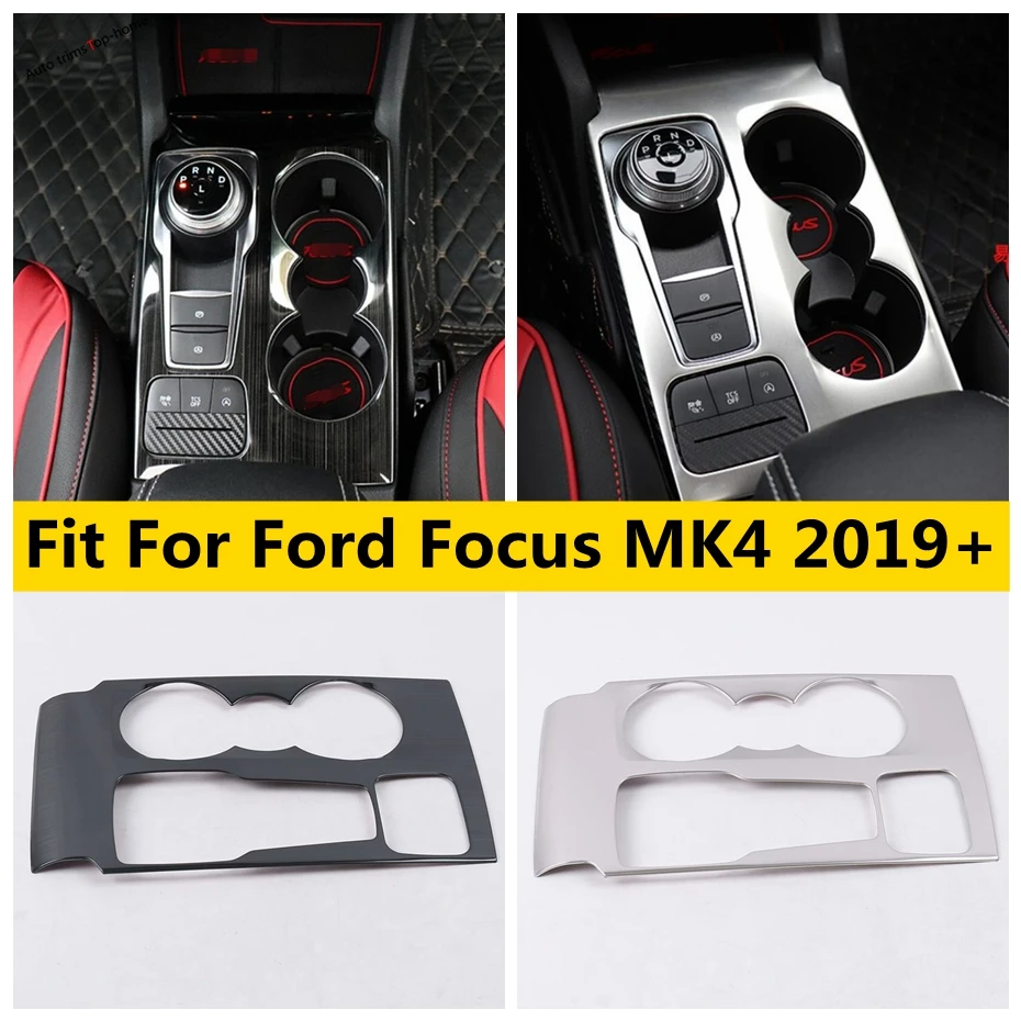 

Console Gear Shift Box Decoration Panel Cover Trim Fit For Ford Focus MK4 2019 - 2021 Interior Accessories