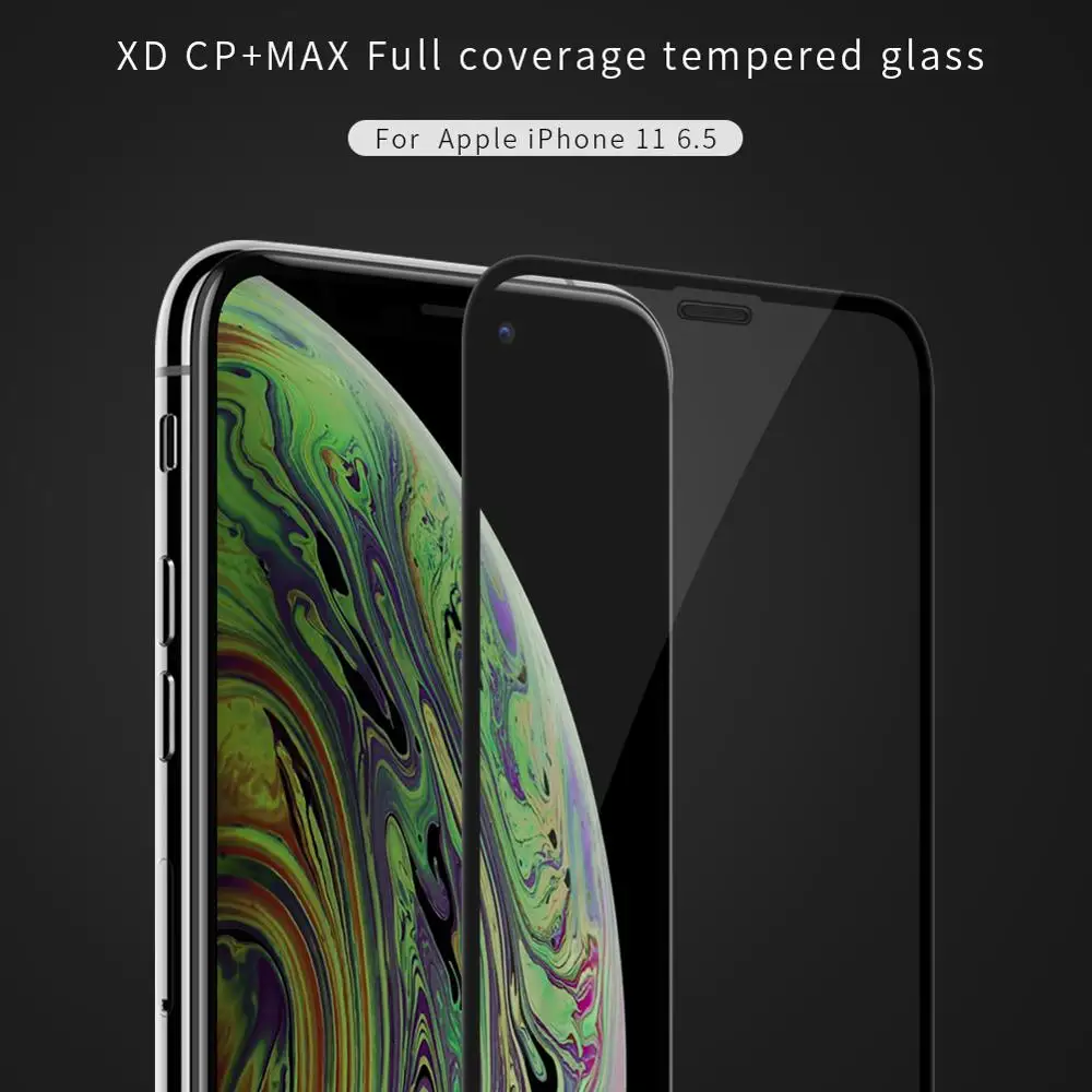 Цена Nillkin для iPhone 11 Pro Max X XS Max XR Закаленное стекло экран протектор 3D CP + MAX полное покрытие защитное стекло пленка