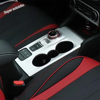 

Lapetus Center Control Gear Shift Water Cup Holder Cover Trim Fit For Ford Focus 2019 2020 ABS Carbon Fiber Accessories Interior