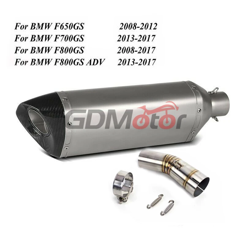 

Глушитель выхлопной трубы мотоцикла для BMW F650GS 2008-2012 F800GS 2008-2017 F700GS 2013-2017 F800GS ADV 2013-2017