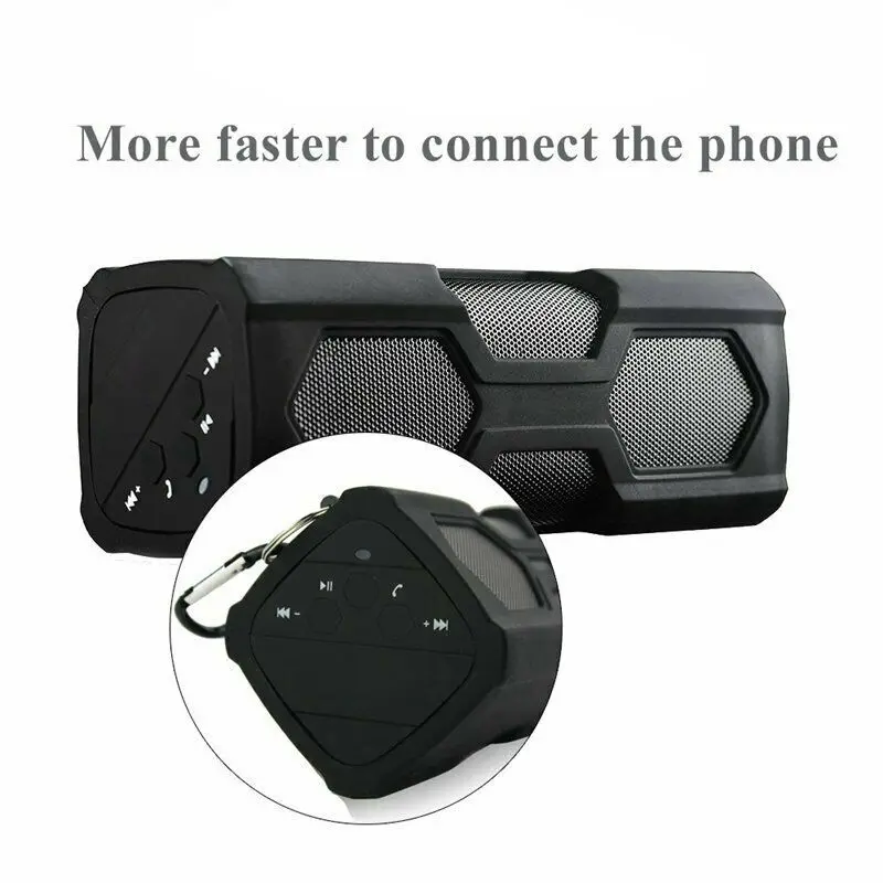 Водонепроницаемый супер бас-динамики с Bluetooth беспроводной стерео Открытый мини сабвуфер Портативный