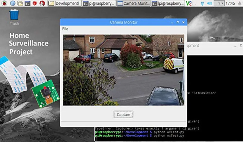 5 мегапикселей черный широкоугольный RaspberryPi Камера модуль 1080p OV5647 Сенсор с 6 дюймов(15 контактов лента кабельный кронштейн s10