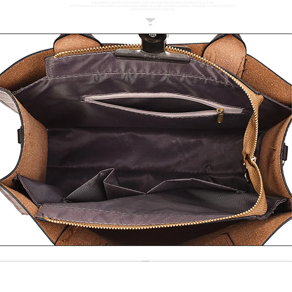 Хит, женская сумка, высокое качество, из искусственной кожи, женские сумки, женские сумки известных брендов, сумка-тоут, женские сумки через плечо, 3 комплекта