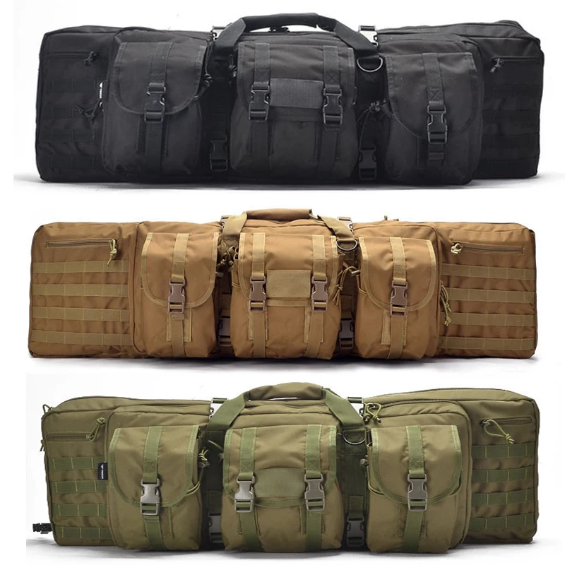 

136 Tactical Gun Bag Heavy Duty Rifle Gun Case For Carry Hunting Airsoft Paintball Gun Shoulder Backpack 93cm / 118cm / 142cm