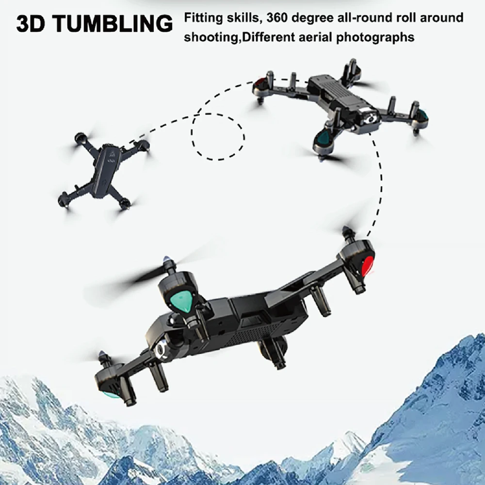 L103 Радиоуправляемый Дрон с камерой 1080P Wi-Fi FPV оптическое положение потока Умный складной Радиоуправляемый вертолет Квадрокоптер 22 мин Время полета