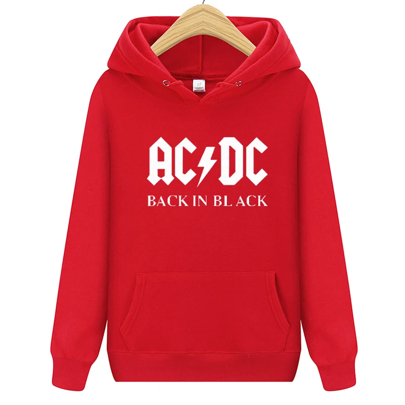 Новинка 24 дизайна Толстовка ACDC AC/DC Австралийский жесткий рок толстовки Панк sudadera уличная флисовая куртка верхняя одежда