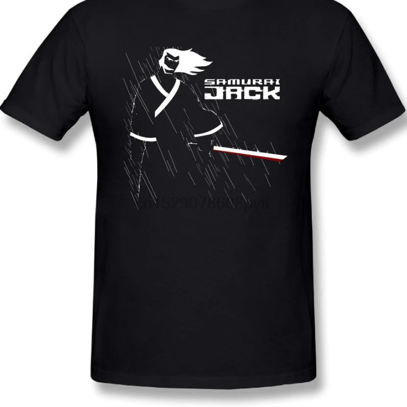 Футболка Самурай Джек футболка Молодежная с вырезом лодочкой короткий рукав