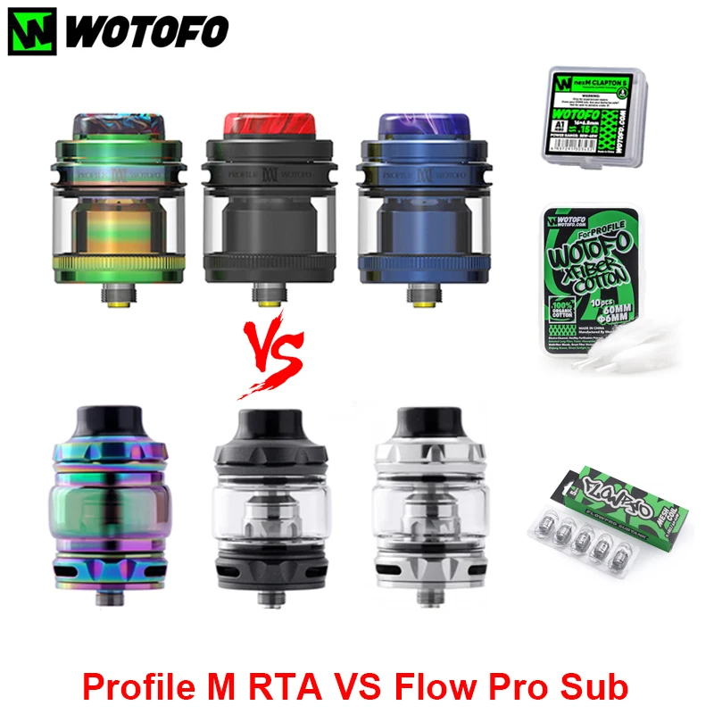 Оригинальный бак Wotofo Profile M RTA 24 5 мм VS PS | Электроника