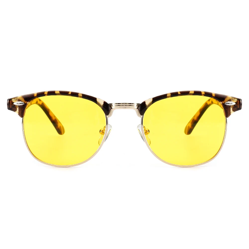 Cyxus синий светильник блокирующий компьютерные очки Полуободковые коричневые