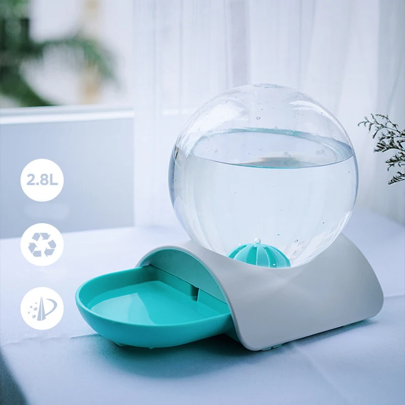 Bubble Automatic Cat Water Fountain For Pets Water Dispenser Large Drinking Bowl Cat Drink 2.8L No Electricity Pet decoration