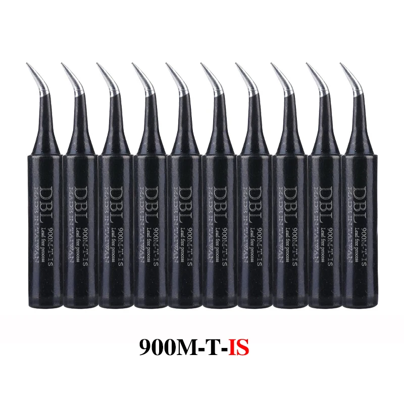 10PCS/Lot Lead-Free Soldering Iron Tip 900M-T-K/SK/I/IS/B/1C/2C/3C/4C/0.8D/1.2D/1.6D/2.4D/3.2D/SB For 936 937 Soldering Station soldering iron solder iron kit soldering iron tips