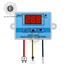 W3002 controle digital temperatura interruptor do termostato do microcomputador termômetro novo termorregulador 12/24/220v