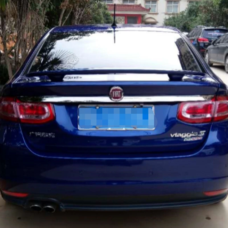 Для Fiat Viaggio 2009- задний спойлер высокое качество АБС пластик грунтовка цветное автомобильное украшение в виде хвостового крыла спойлер багажника для viaggio
